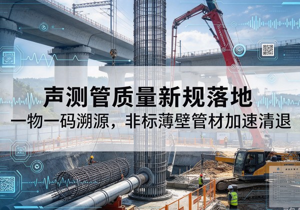 宣州声测管质量新规落地，一物一码溯源，非标薄壁管材加速清退